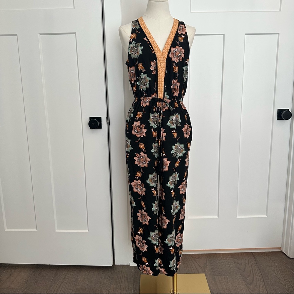 Floral Sleeveless Jumpsuit | Size S